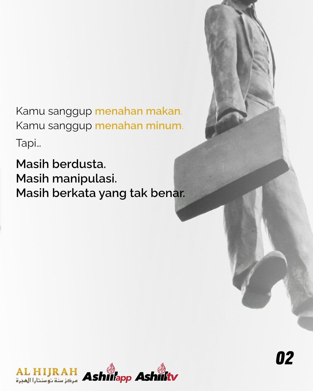 PUASAMU DITERIMA? ATAU CUMA MENAHAN LAPAR?