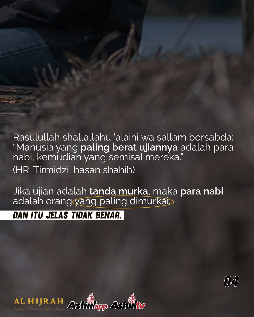 UJIAN & MUSIBAH BUKAN TANDA ALLAH MURKA