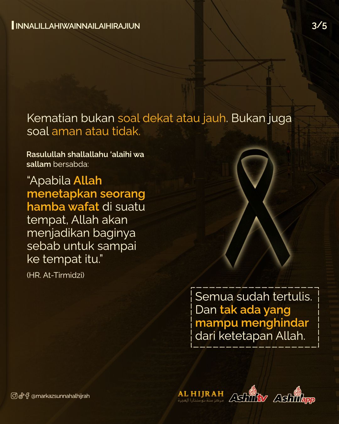 MUSIBAH INI MENGINGATKAN KITA