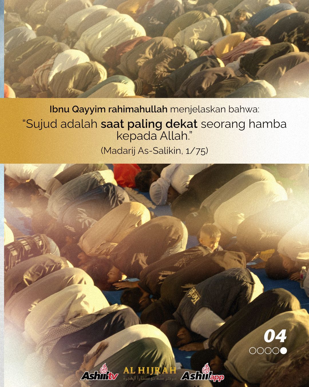 DOA DI DALAM SHALAT LEBIH UTAMA DARIPADA DOA DI LUAR SHALAT