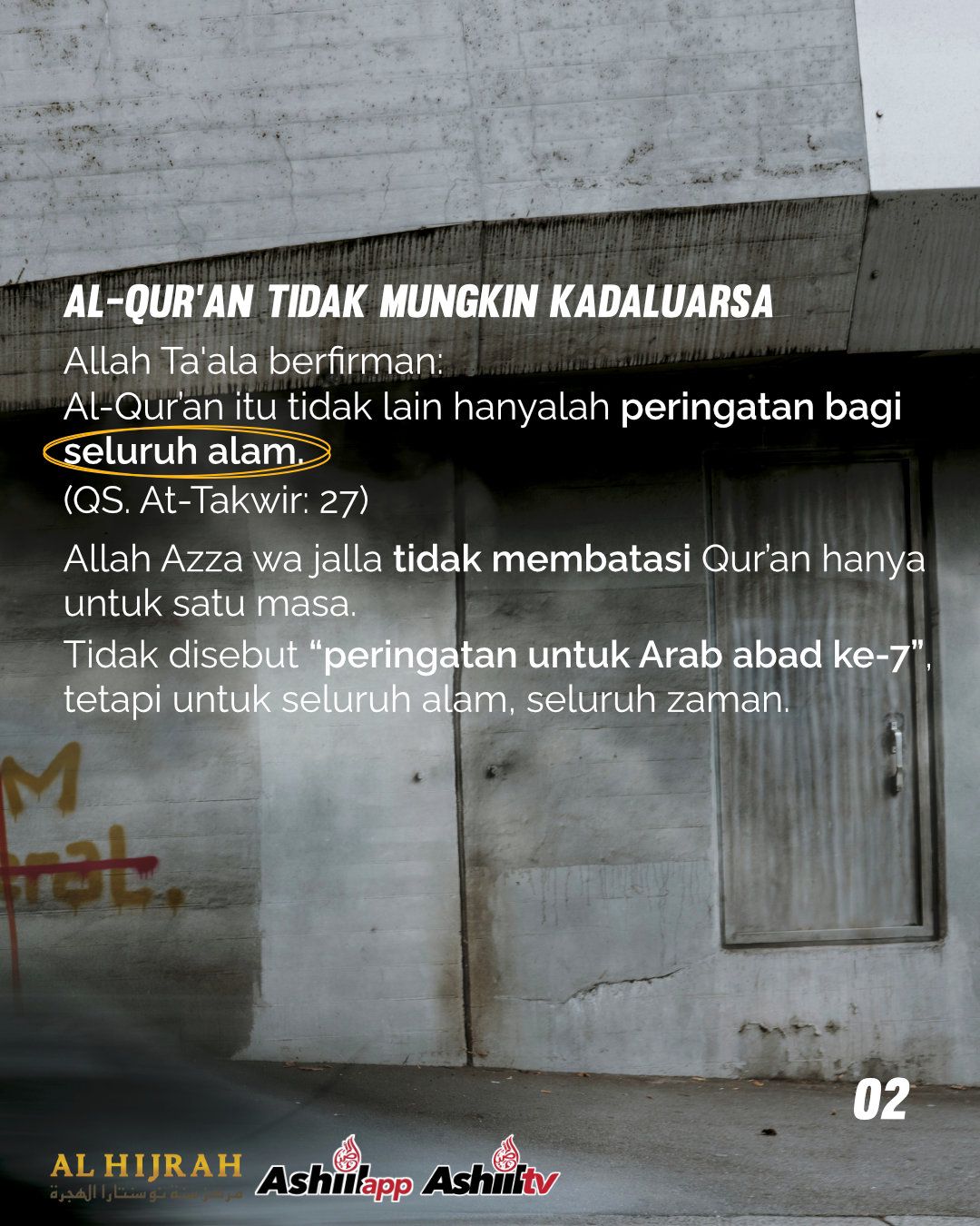 BENARKAH AL-QUR'AN & SUNNAH ITU TEMPORER?