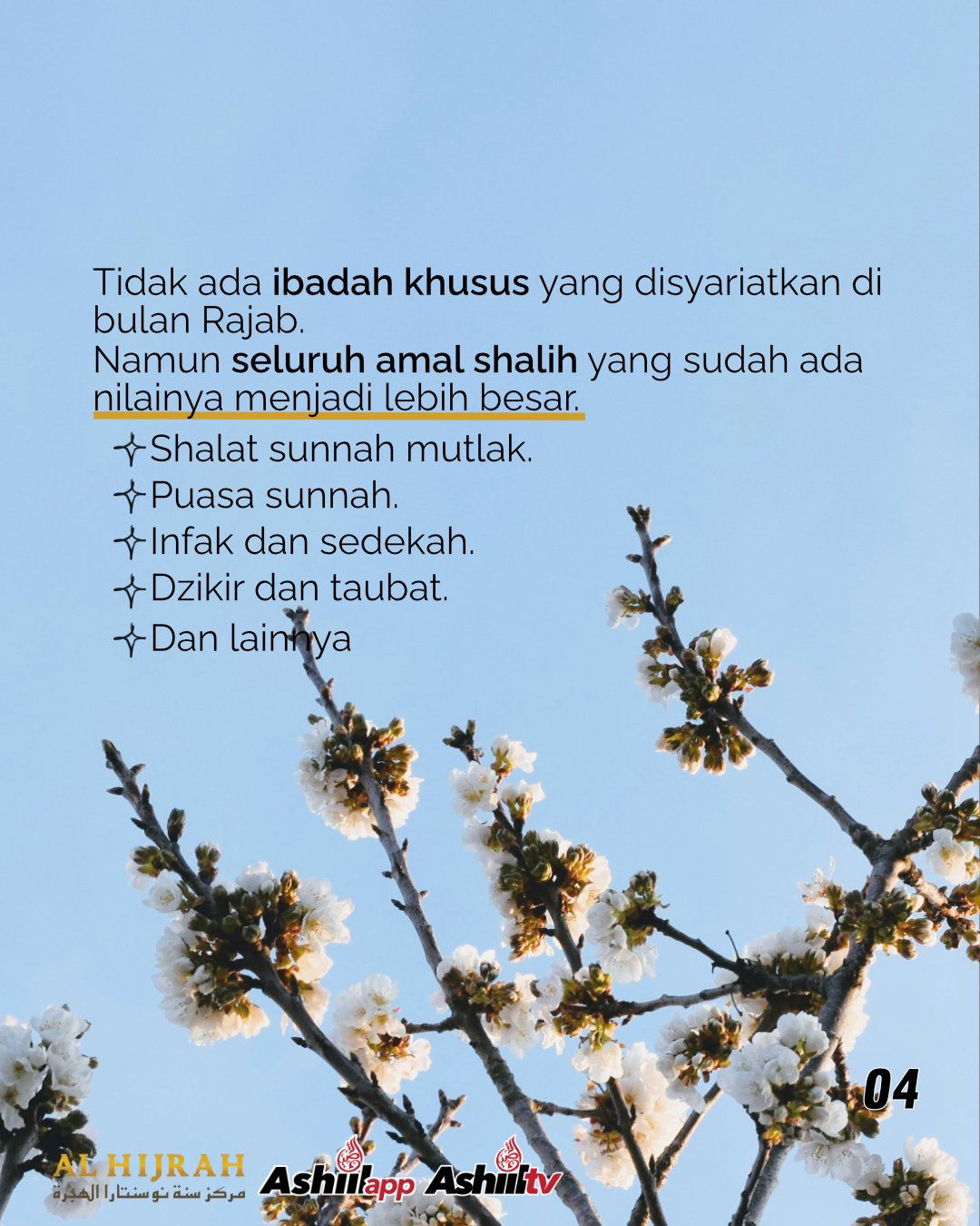 RAJAB BUKAN BULAN BIASA