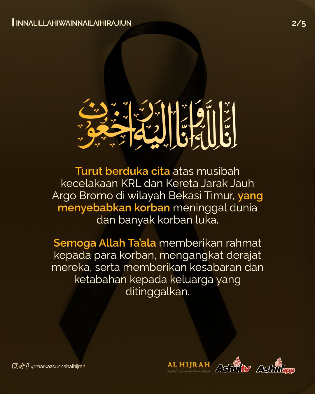 MUSIBAH INI MENGINGATKAN KITA